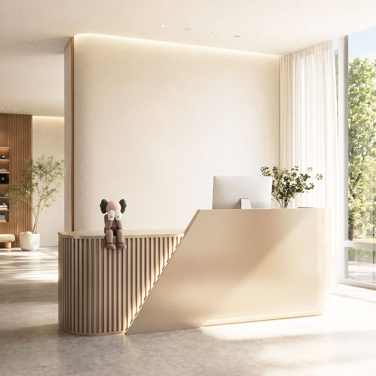 salon reception desk office reception desk kaguyasuJDT K094 main images 1