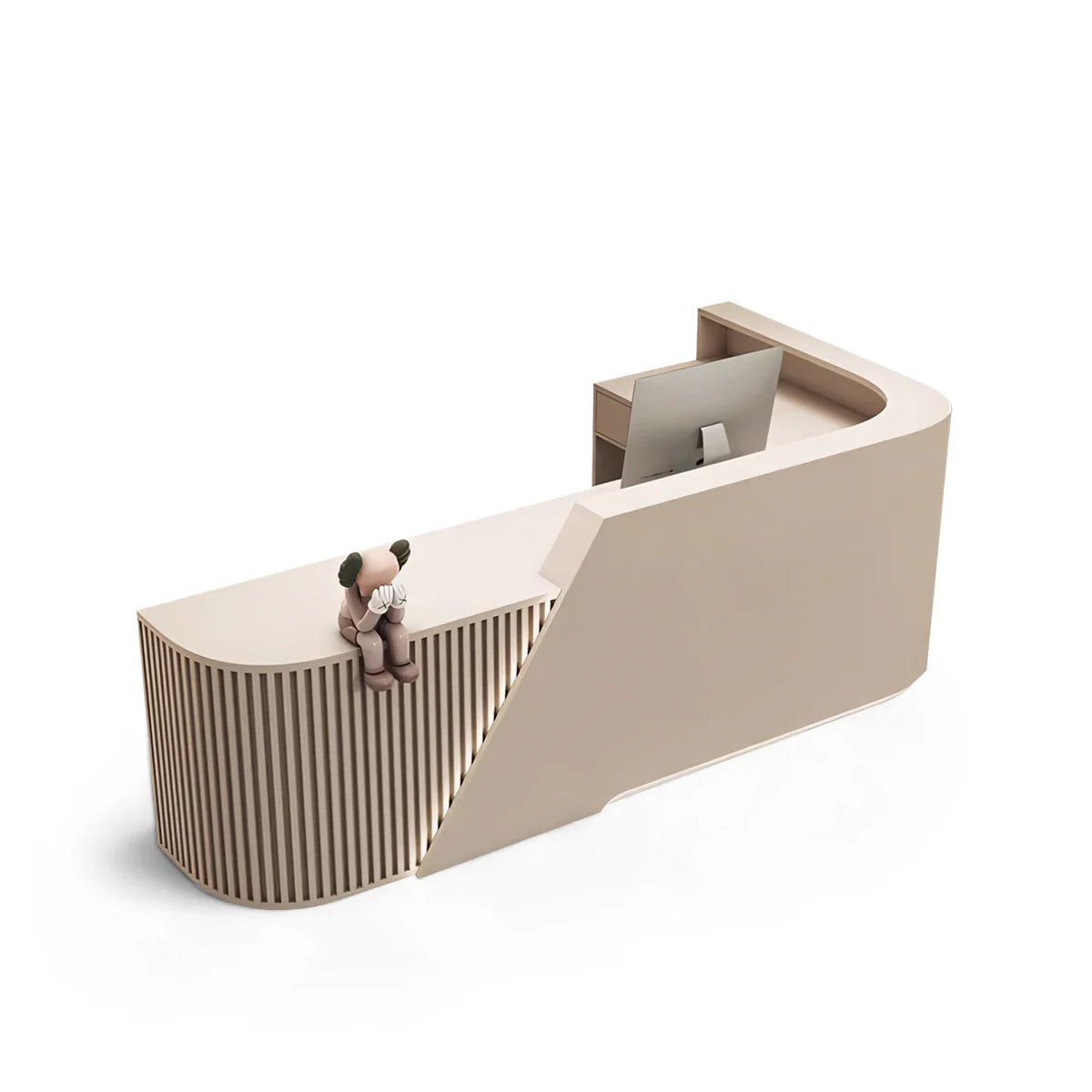 Salon Reception Desk | Office Reception Desk | Kaguyasu Secondary image