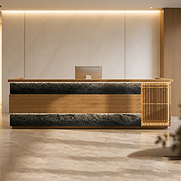 salon reception desk uk wooden reception desk kaguyasuJDT M012 main images 11