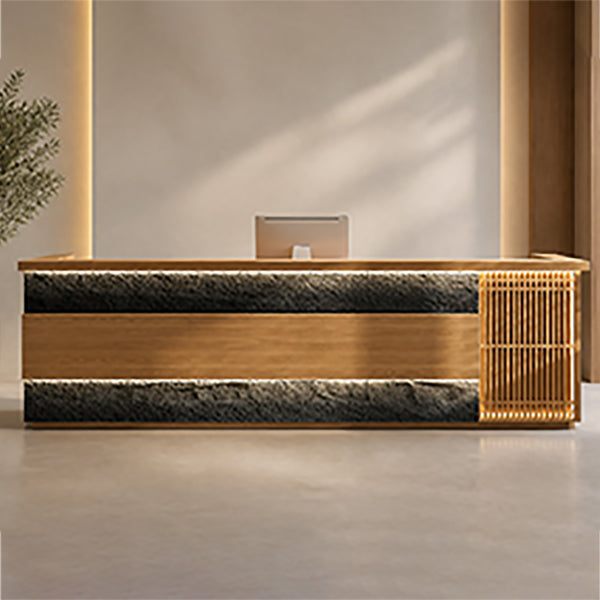 salon reception desk uk wooden reception desk kaguyasuJDT M012 main images 12
