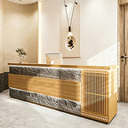 salon reception desk uk wooden reception desk kaguyasuJDT M012 main images 9
