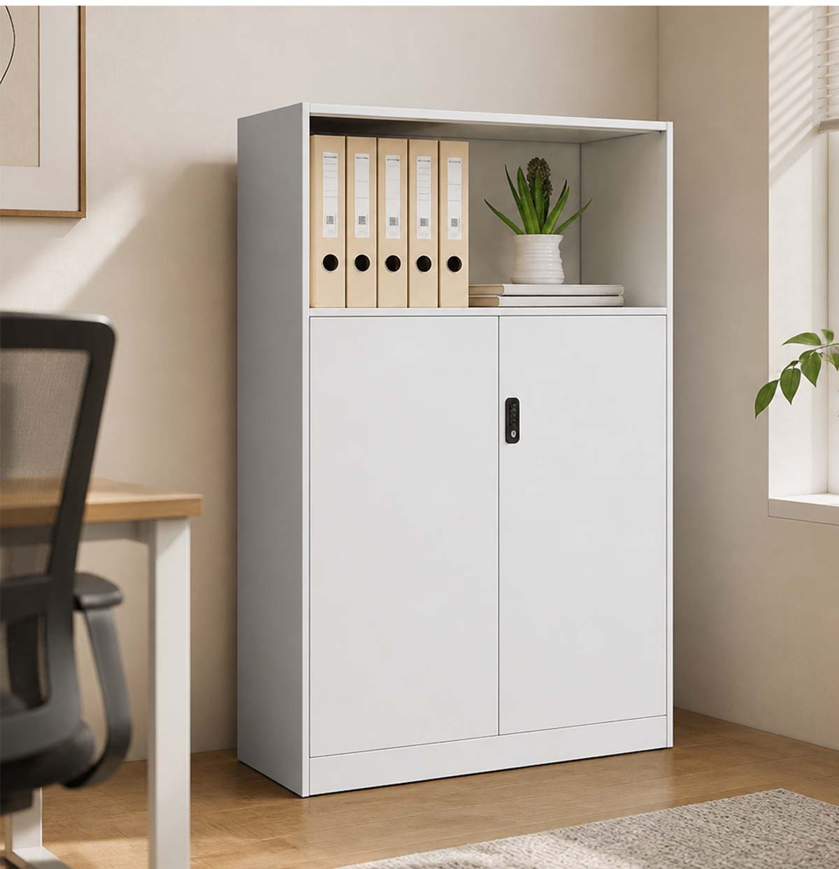 sleek grey bookcase eco friendly shelves with wood kaguyasuCWG m 034 main images 2 Main image