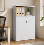 sleek grey bookcase eco friendly shelves with wood kaguyasuCWG m 034 main images 2