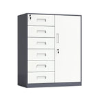 sleek steel drawer pedestal cube with storage bookcase kaguyasuCWG 2044 main images 22
