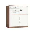 sleek steel drawer pedestal cube with storage bookcase kaguyasuCWG 2044 main images 29
