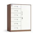 sleek steel drawer pedestal cube with storage bookcase kaguyasuCWG 2044 main images 32