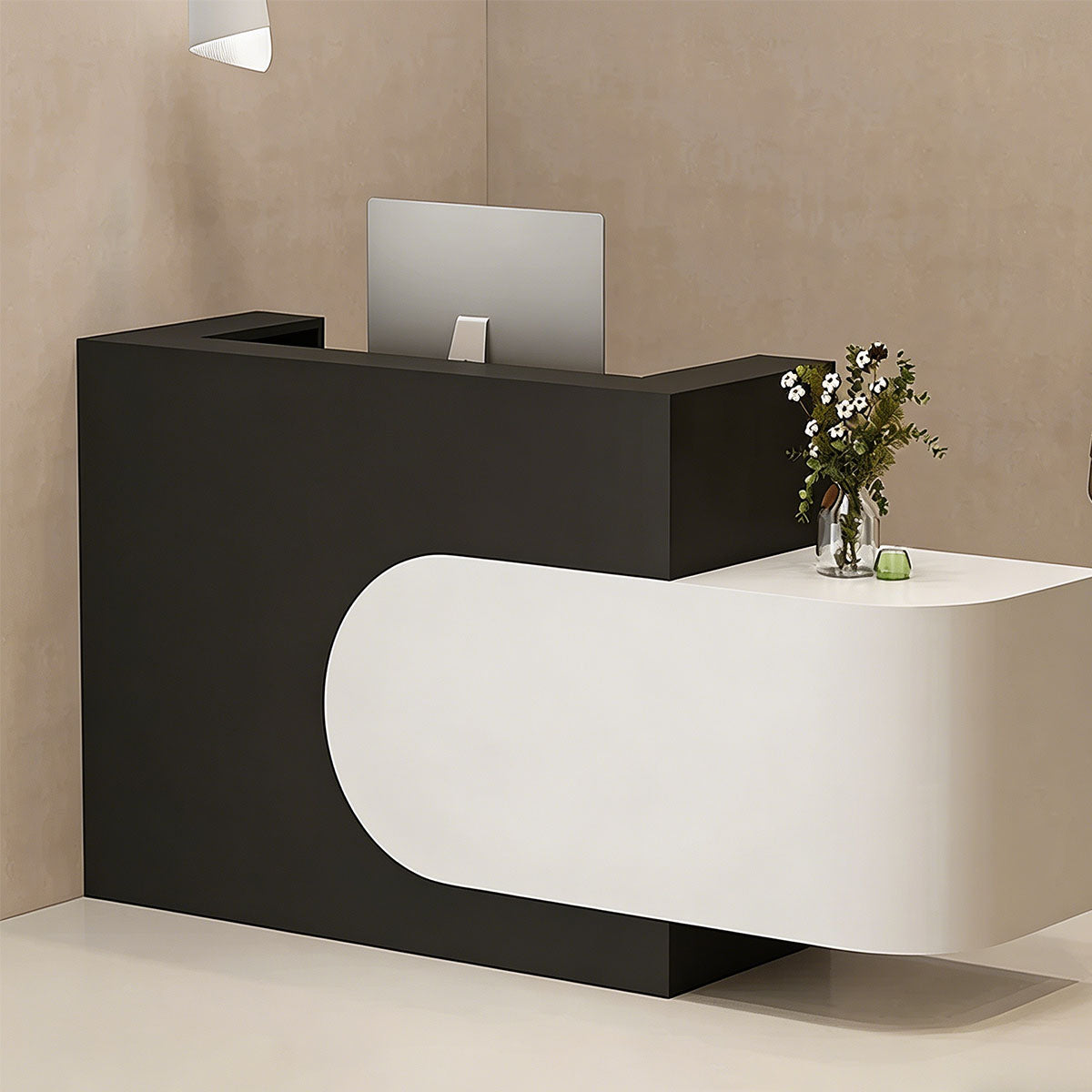 small beauty salon reception desk with storage kaguyasuJDT M118 main images 1
