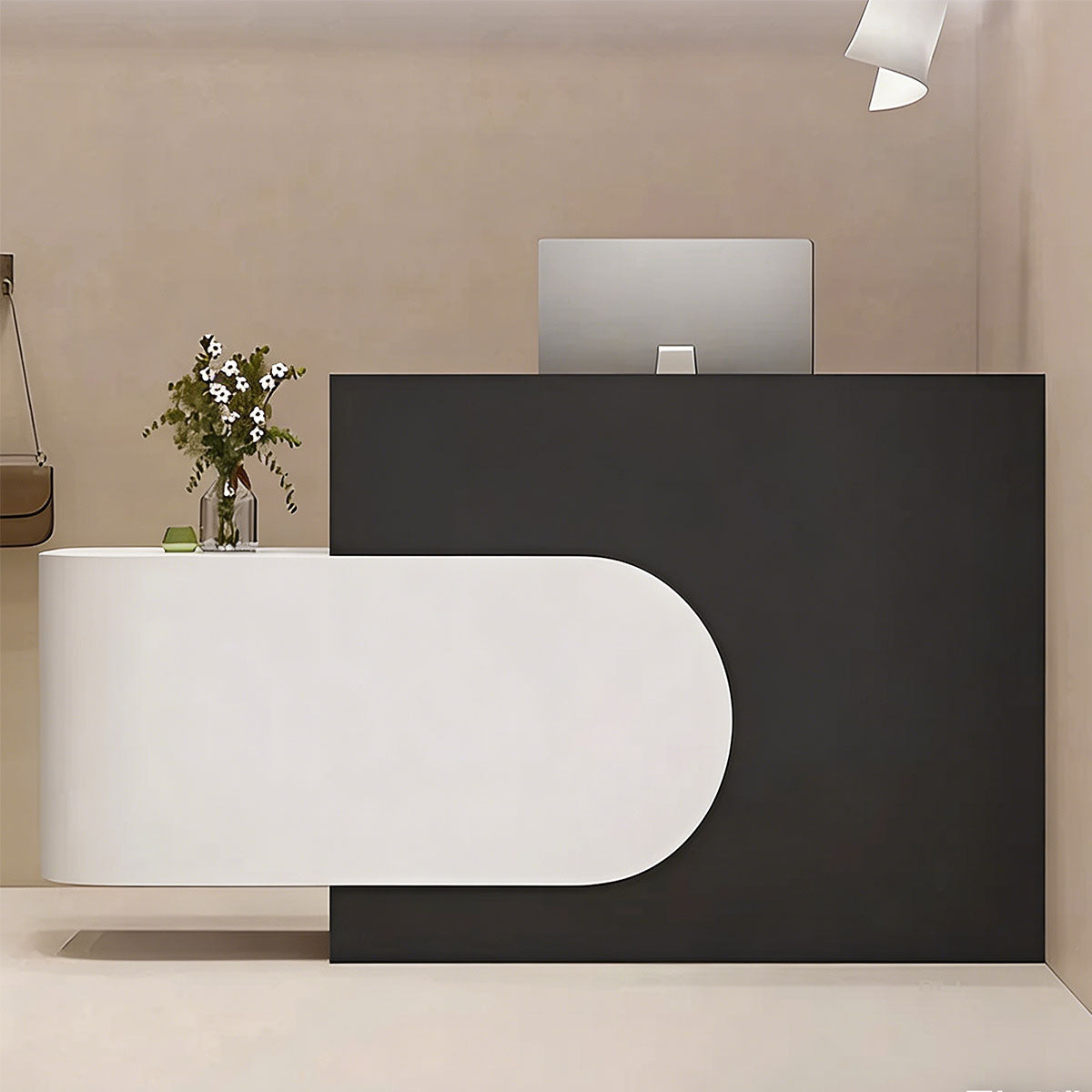 small beauty salon reception desk with storage kaguyasuJDT M118 main images 12 Main image