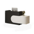 Small Beauty Salon Reception Desk with Storage
