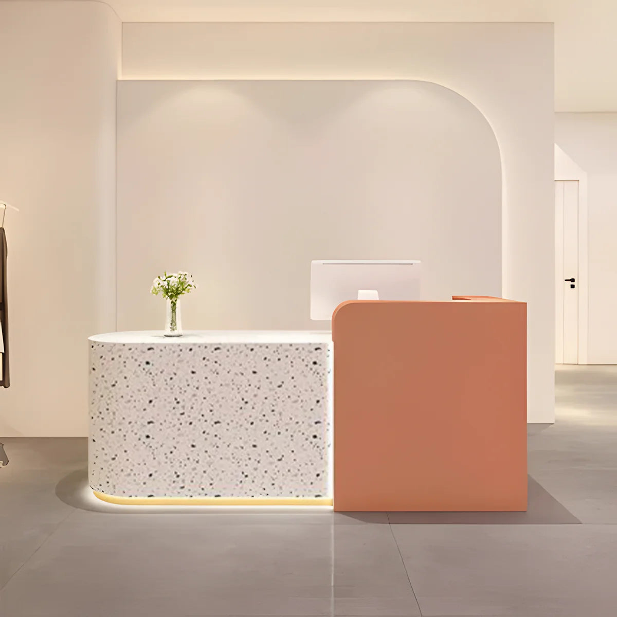 small reception desk front desk counter kaguyasuJDT 737 main images 34 Main image
