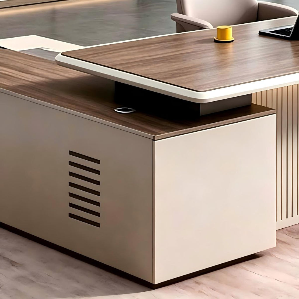 Modern Office Desk with Drawers - Executive Desk - product image 6