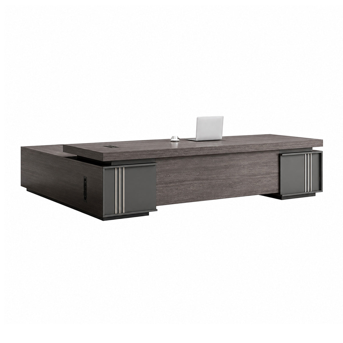 Black Walnut Desk - Large CEO Office Desk Secondary image
