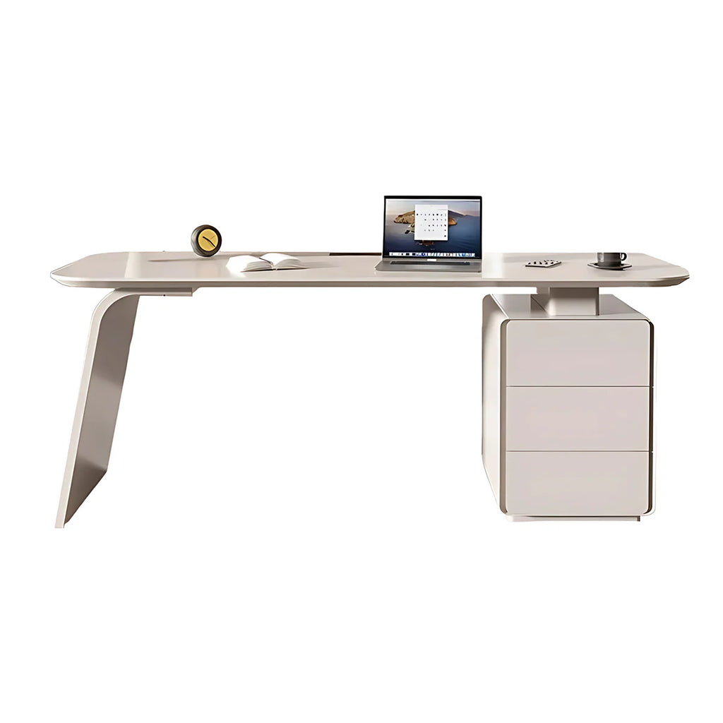 white office desk corner desk with storage kaguyasuLBZ 7212 6