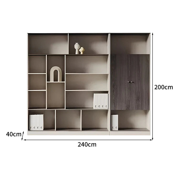 white wood desk l shaped executive desk kaguyasuLBZ 056 detailed images 15