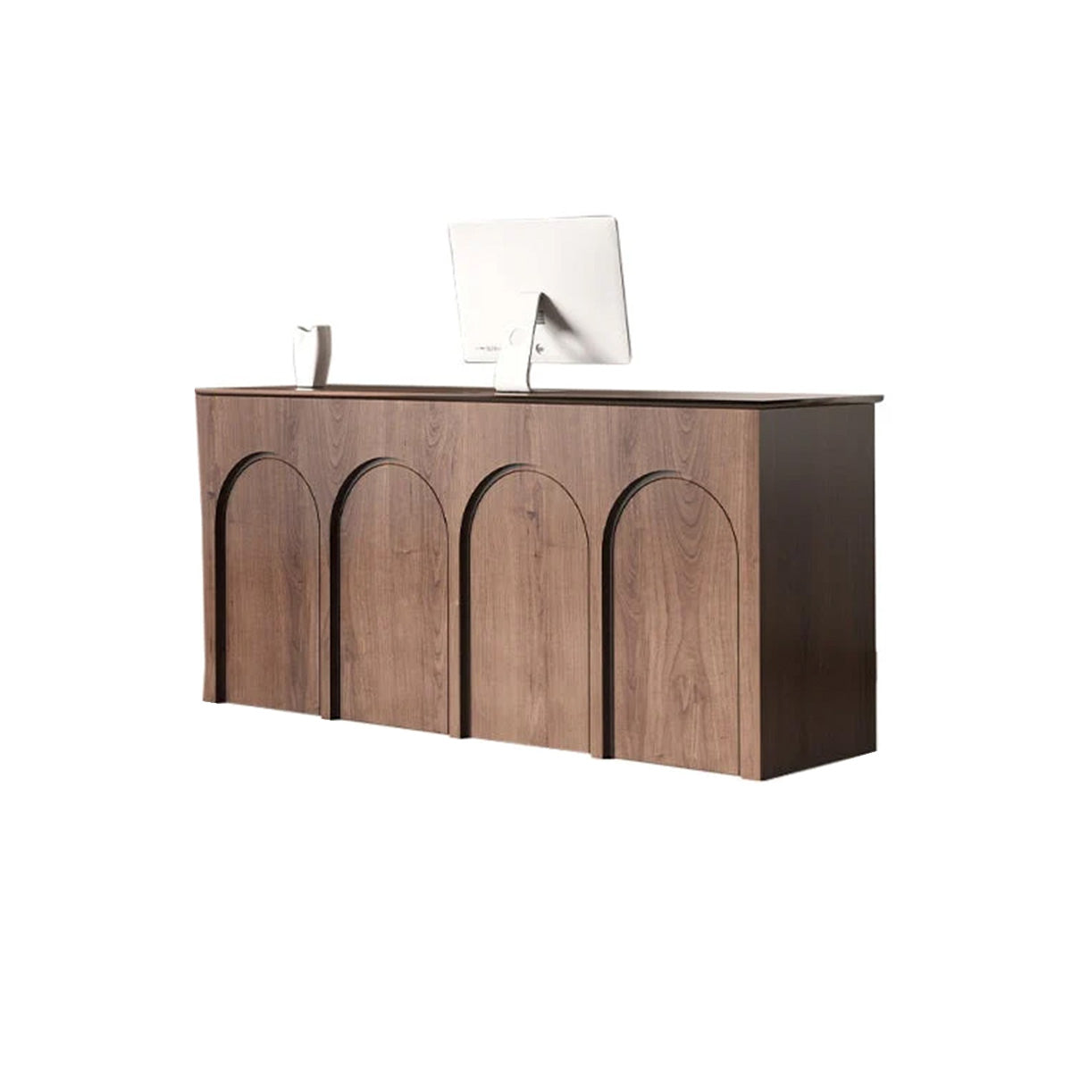 Wood Reception Desk | Beauty Reception Desk for Sale | Kaguyasu Secondary image