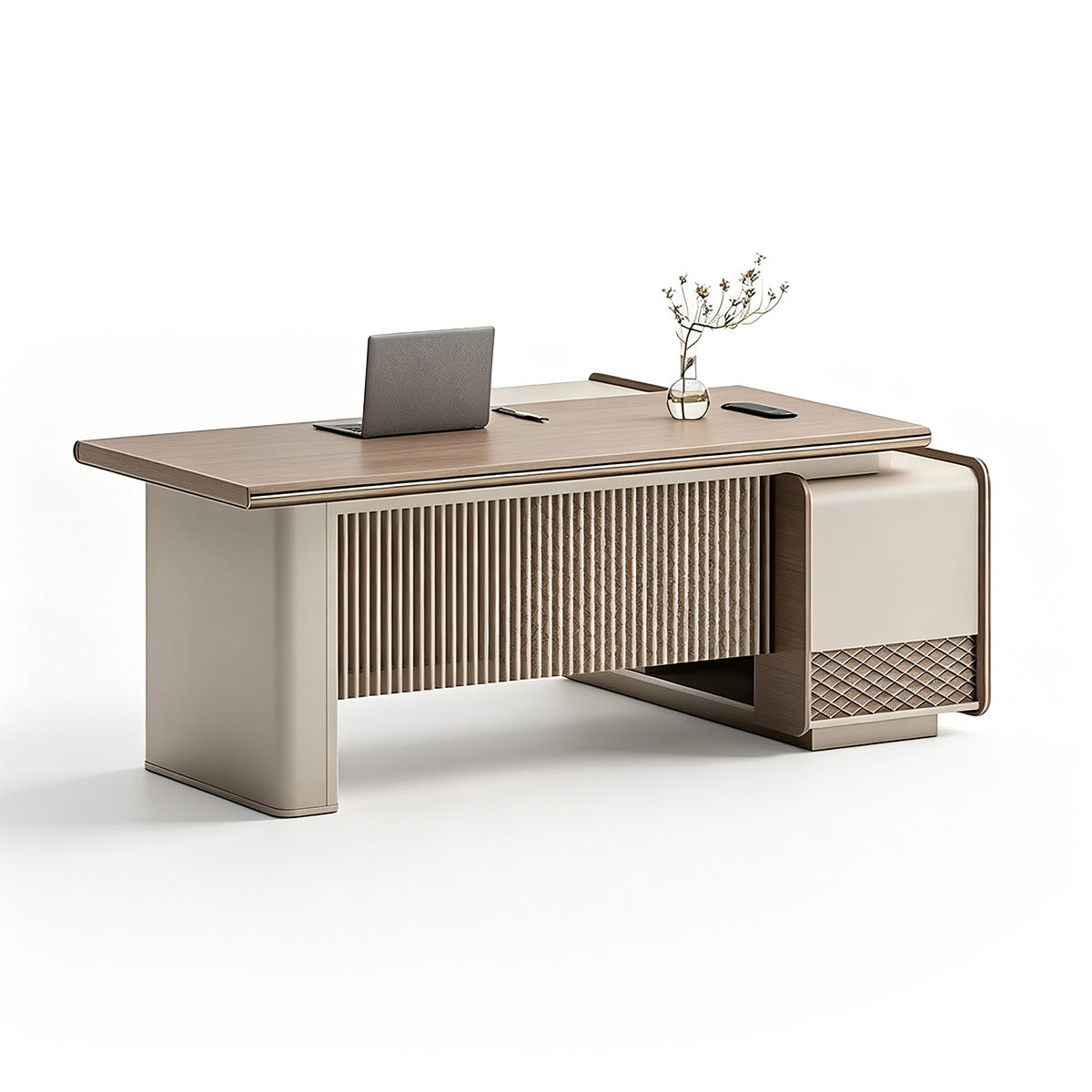 wooden desk metal desk corner desk with storage kaguyasuLBZ 10168 main images 18