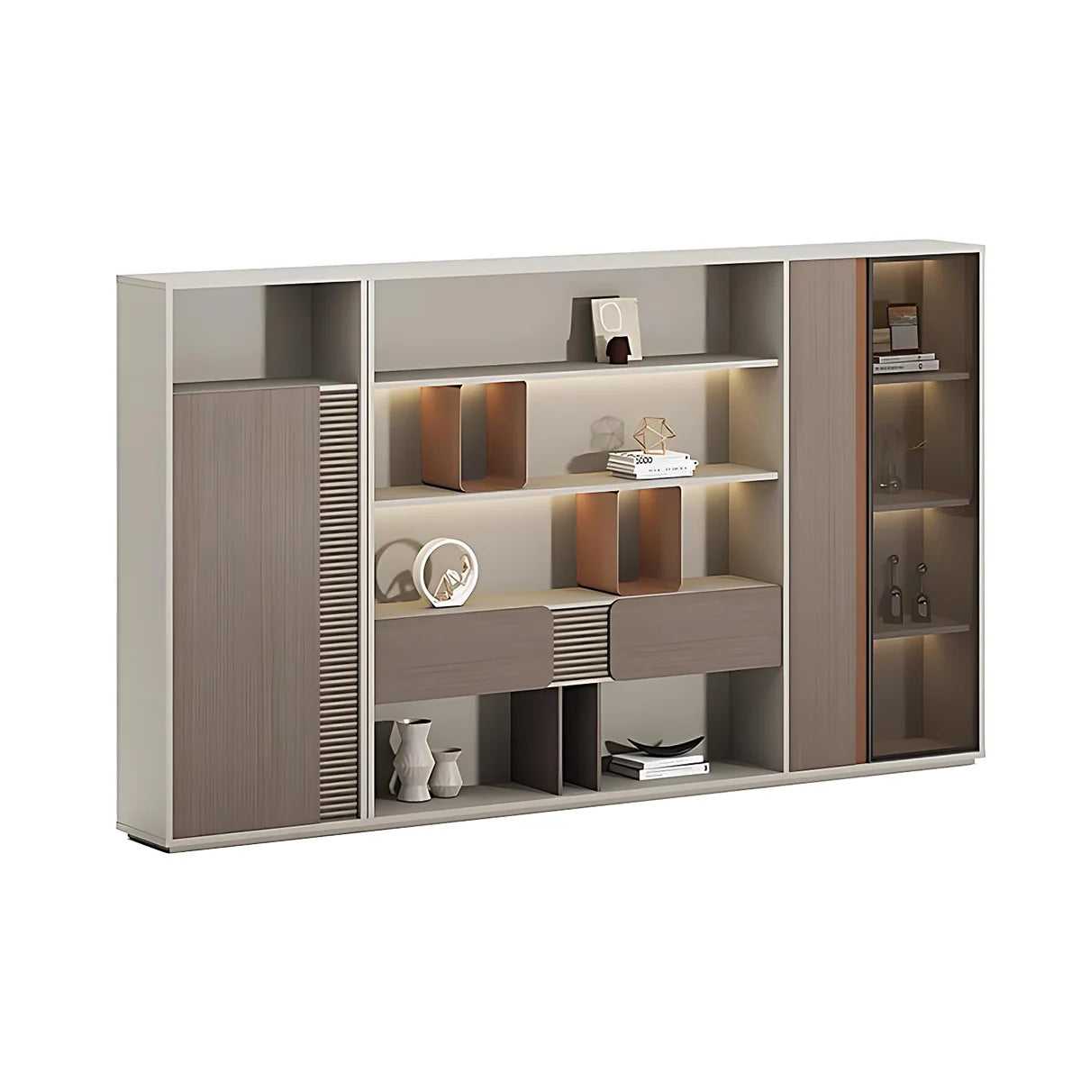 wooden desk metal desk corner desk with storage kaguyasuLBZ 10168 main images 19