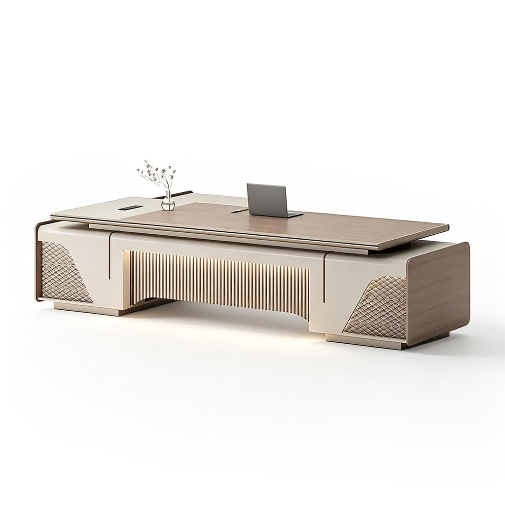 wooden desk metal desk corner desk with storage kaguyasuLBZ 10168 main images 24