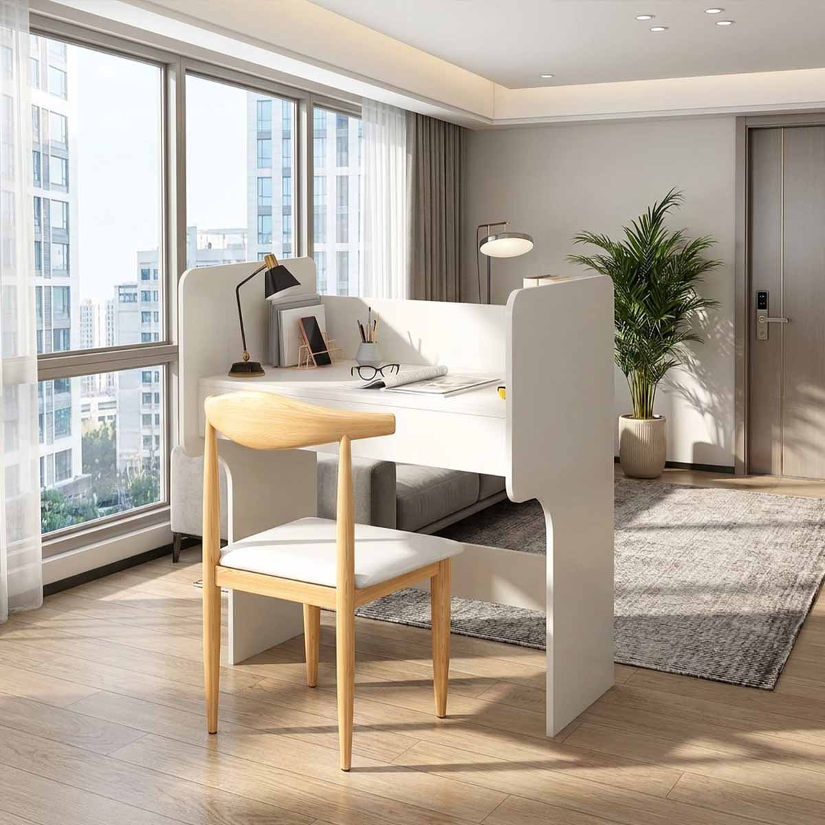 workstation tables simple wood desk kaguyasuBGZ T141 main images 1